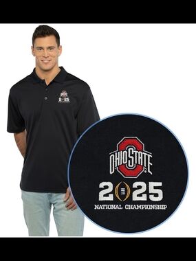 Nwt Vantage Apparel NCAA Mens Ohio State Buckeyes Polo
